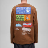 T-shirt manches longues Maap Public Possession - Marron