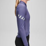 Maglia donna maniche lunghe Maap Apex Aeon Thermal - Deep cobalt