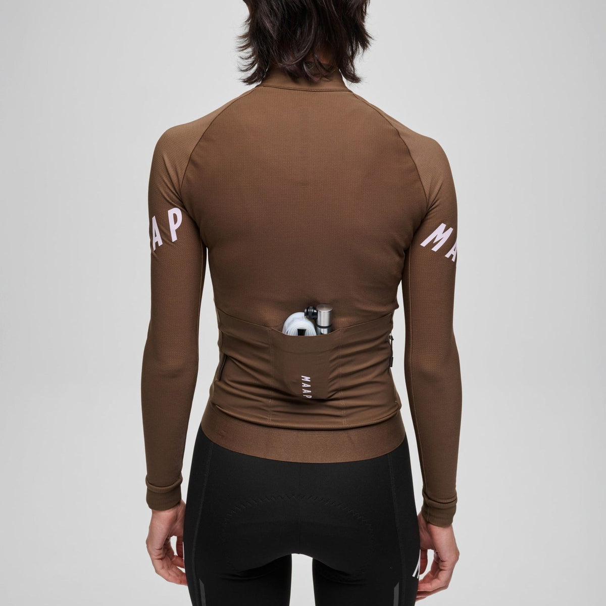 Langarmtrikot damen Maap Apex Aeon Thermal - Espresso