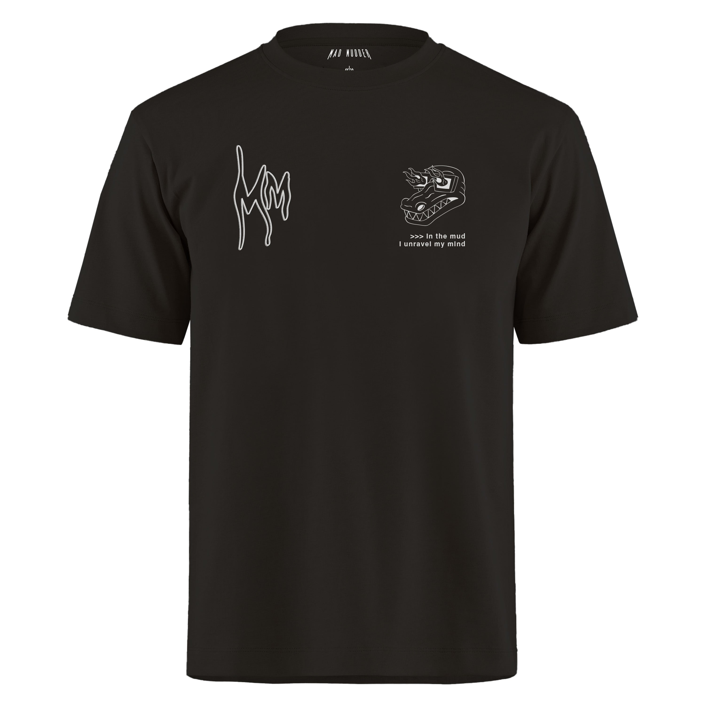 T-shirt Mad Mudder - Nero - C