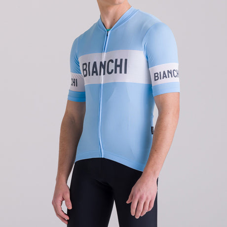 Maglia Bianchi Milano Retro - Azzurro - C