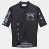 Maglia Cafe du Cycliste Eze - Nero Café du Cycliste