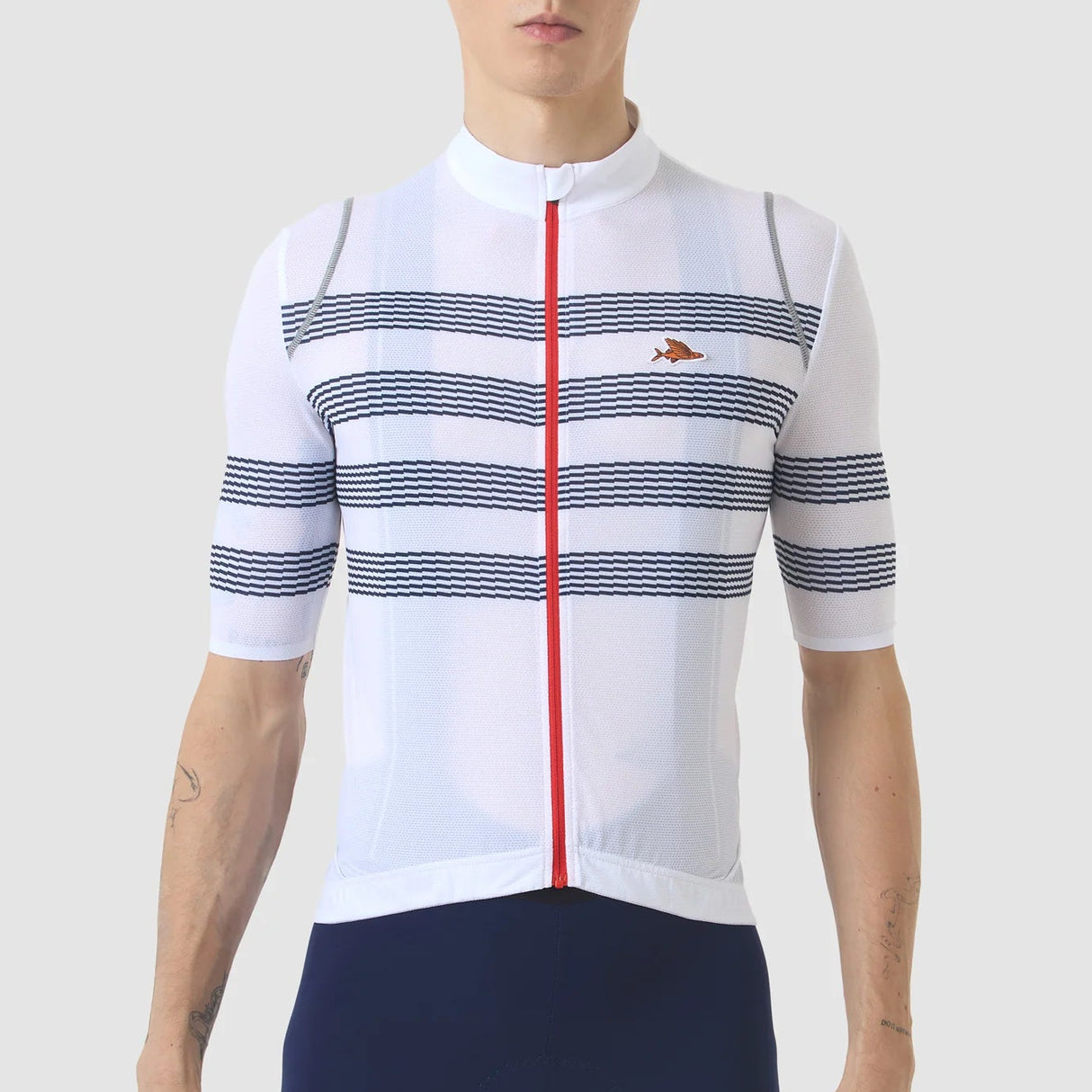 Maglia Cafe du Cycliste Mona 2 - Bianco Café du Cycliste