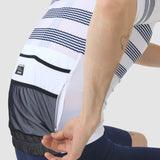 Maglia Cafe du Cycliste Mona 2 - Bianco Café du Cycliste