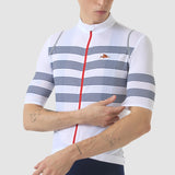 Maglia Cafe du Cycliste Mona 2 - Bianco Café du Cycliste