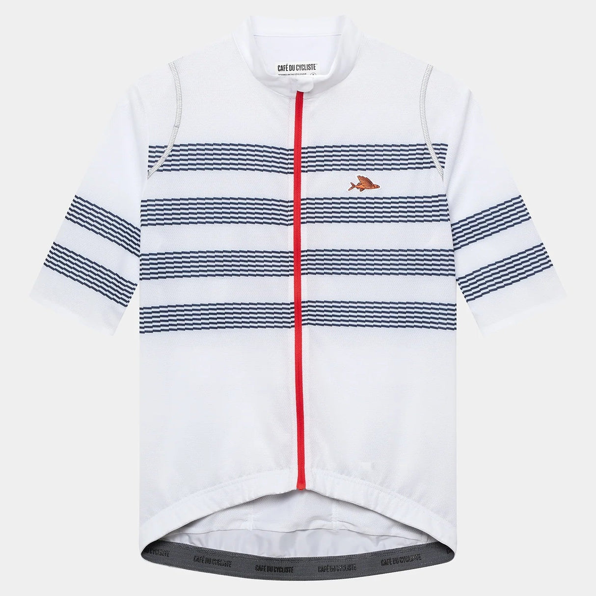 Maglia Cafe du Cycliste Mona 2 - Bianco Café du Cycliste
