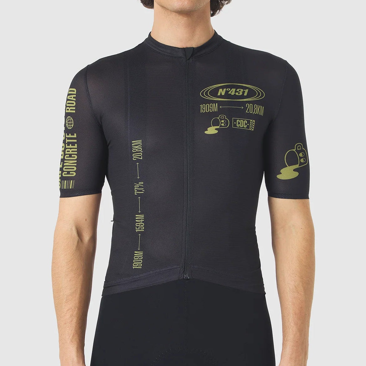 Maglia Cafe du Cycliste Ventoux - Nero Café du Cycliste
