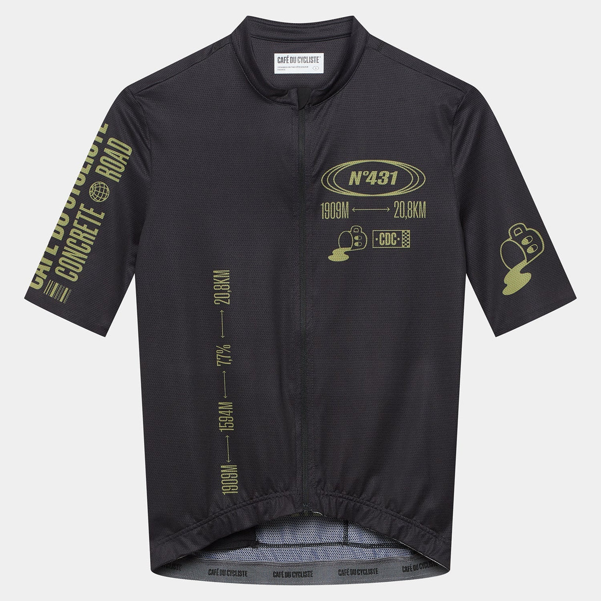 Maglia Cafe du Cycliste Ventoux - Nero Café du Cycliste