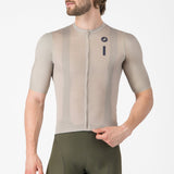 Maglia Castelli Drittone Logo - Beige Castelli