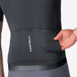 Maillot Castelli Espresso 2 - Noir blanc