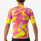 Maglia Castelli Espresso SOG Ltd - Rosa giallo Castelli