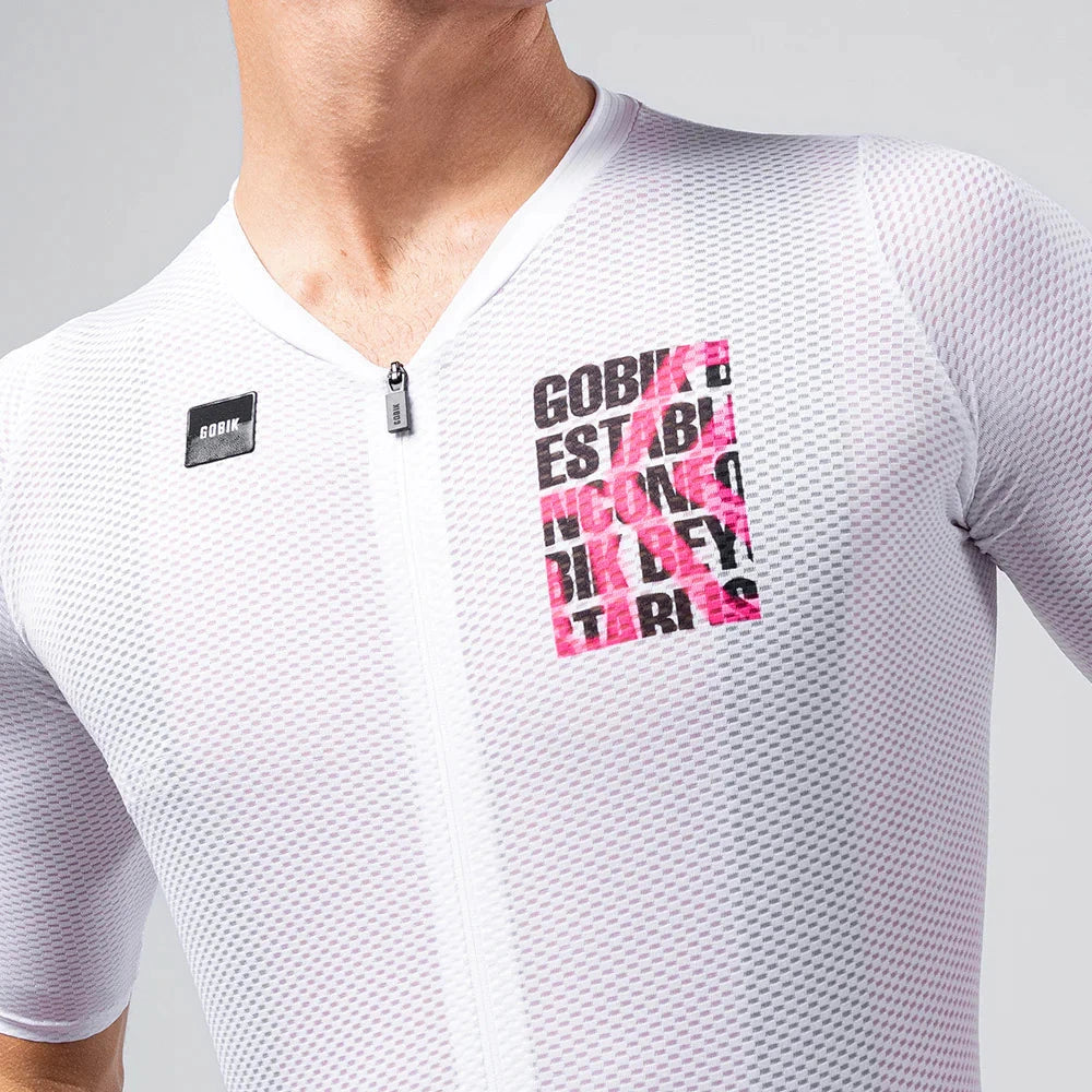 Maillot Gobik Carrera 3.0 Tag - Blanc