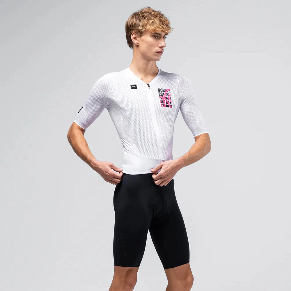 Maillot Gobik Carrera 3.0 Tag - Blanc