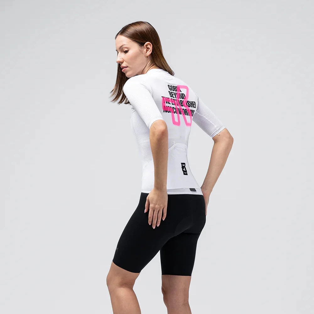 Maillot Gobik Carrera 3.0 Tag - Blanc
