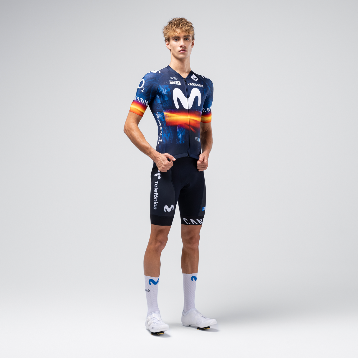 Gobik Movistar 2026 Odyssey Trikot - Spanischer Meister