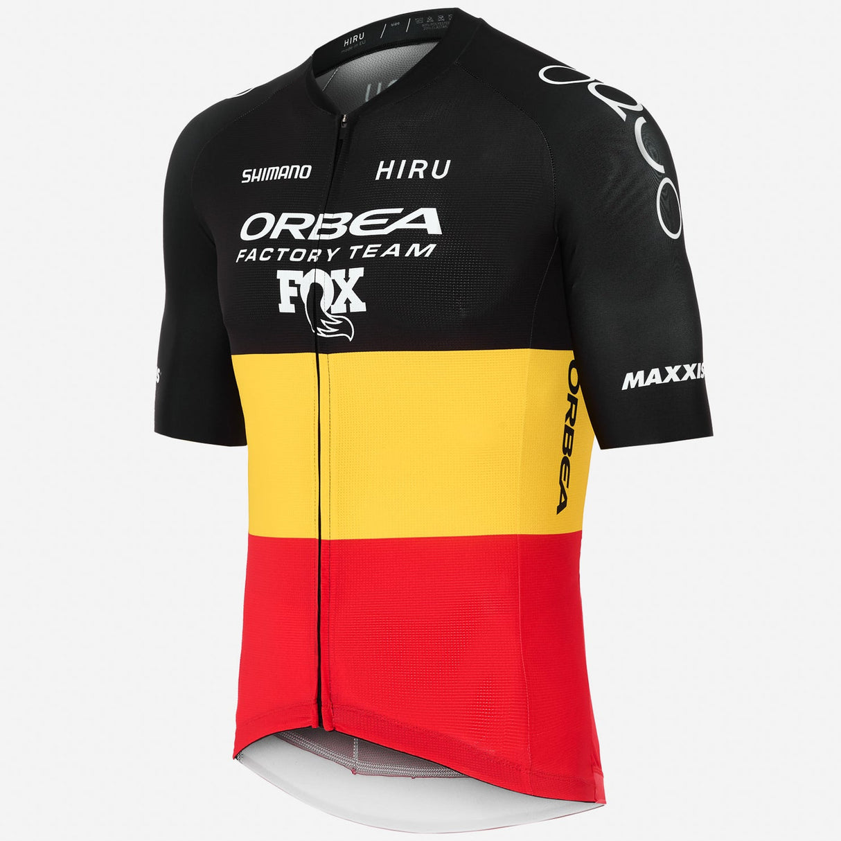 Trikot Hiru Orbea Factory Team 2026 Core - Campione Belga Hiru