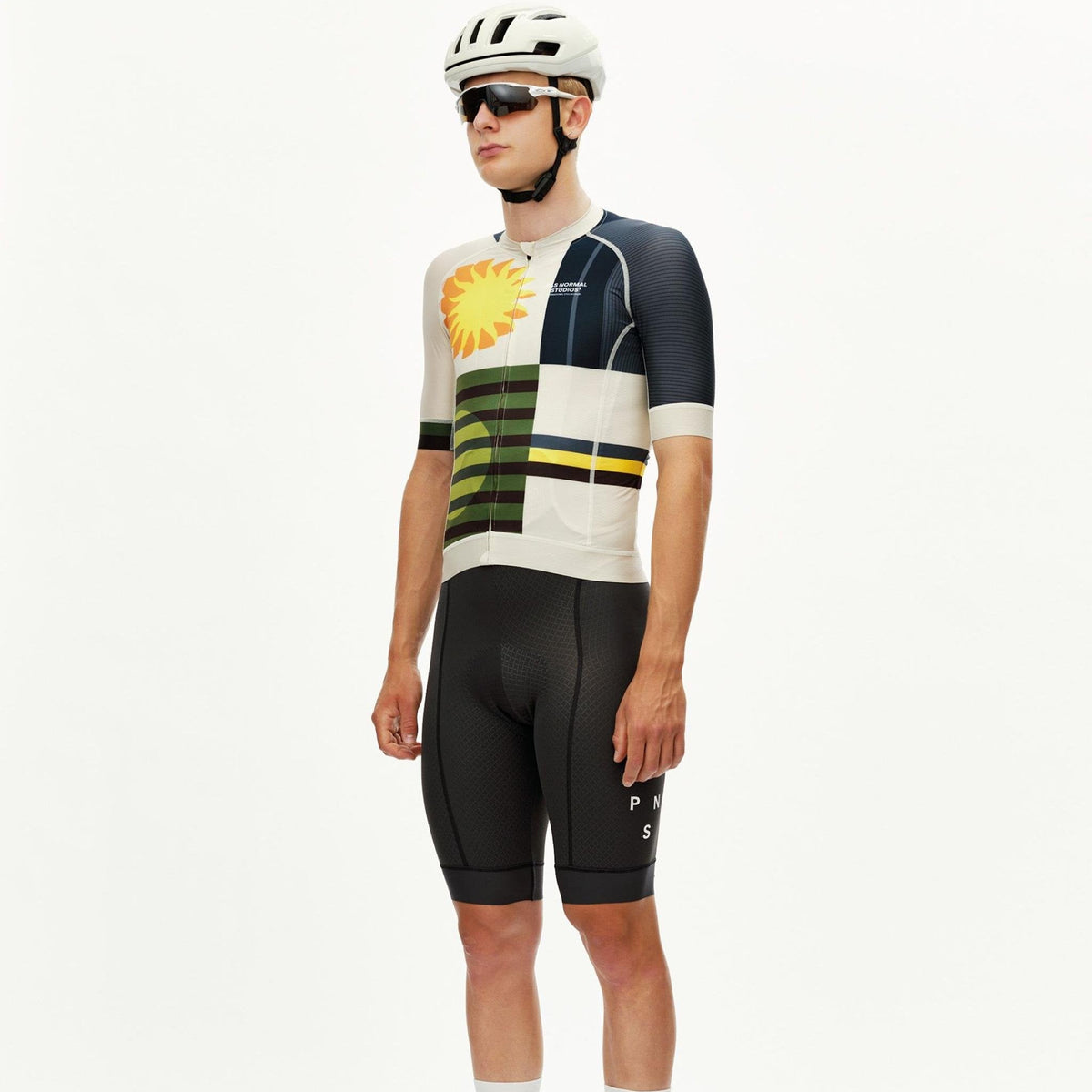 Maillot Pas Normal Studios Mechanism AOP International - Beige