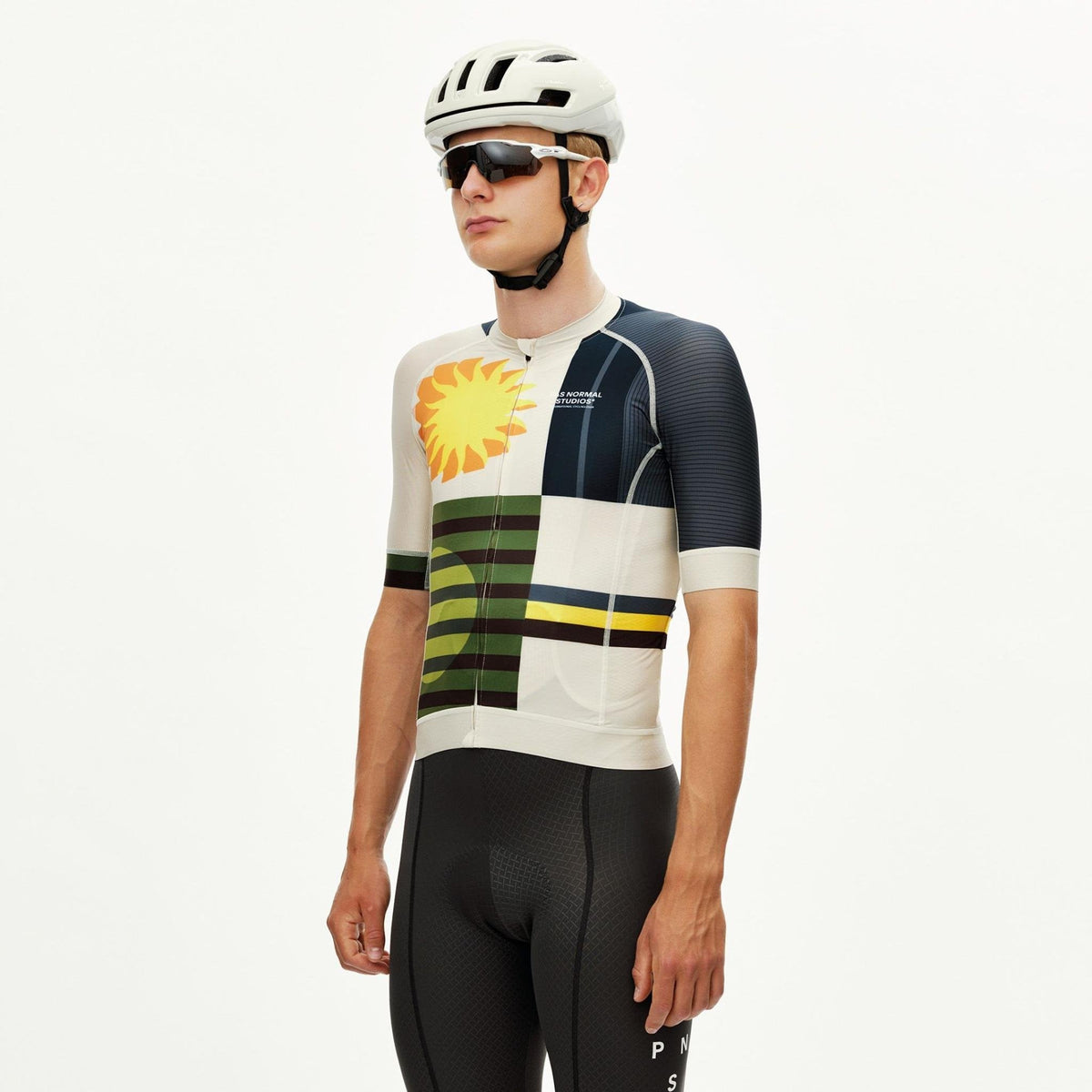 Maillot Pas Normal Studios Mechanism AOP International - Beige