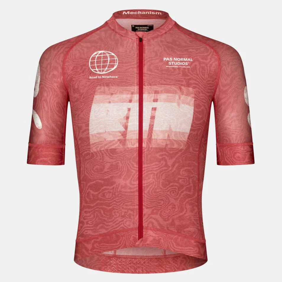 Pas Normal Studios Mechanism Logo AOP RTN jersey - Red