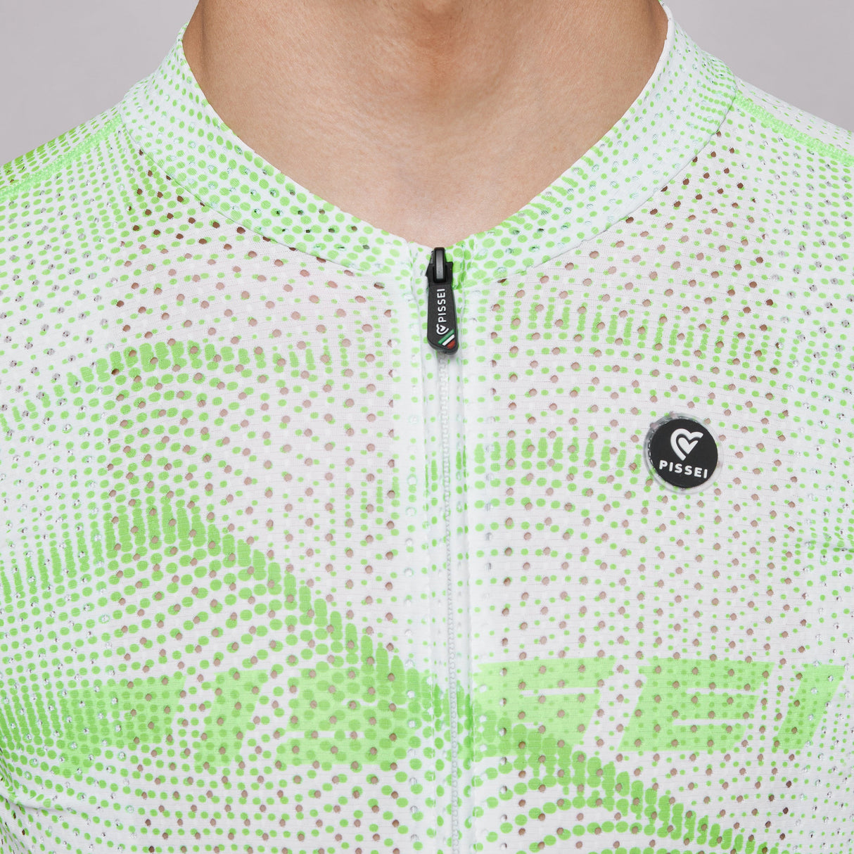 Maglia Pissei Sanremo - Bianco verde Pissei