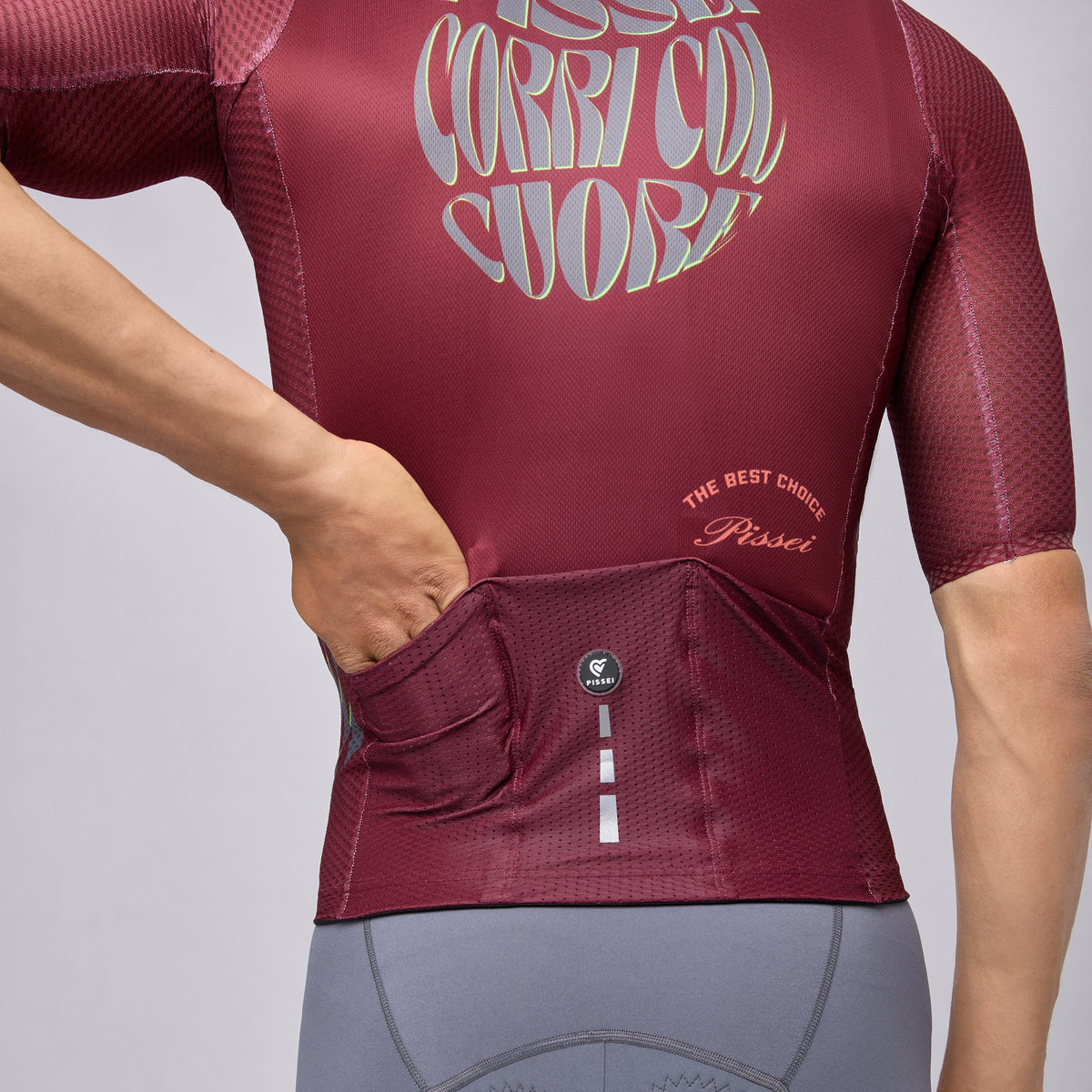 Maillot Pissei Thunder - Bordeaux