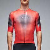 Maillot Q36.5 Gregarius Clima QLab - Rojo oscuro