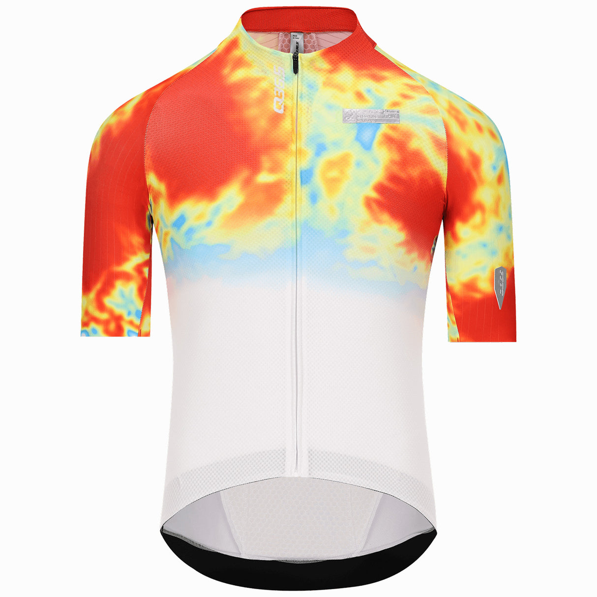 Q36.5 Gregarius Clima Weathermap trikot - Weiss