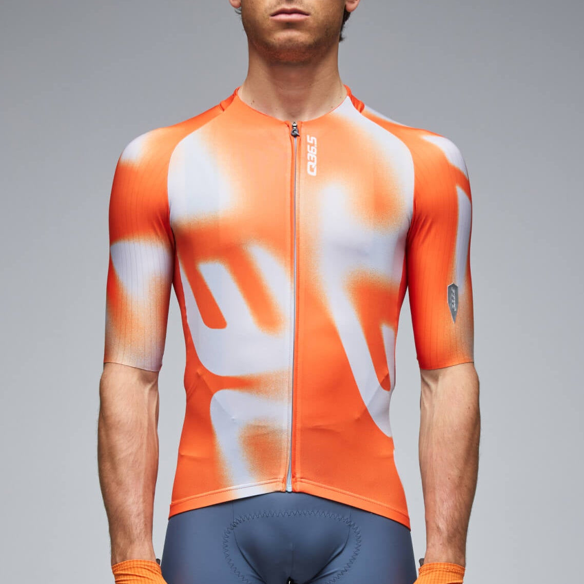 Maillot Q36.5 Gregarius Pro Big Logo - Orange
