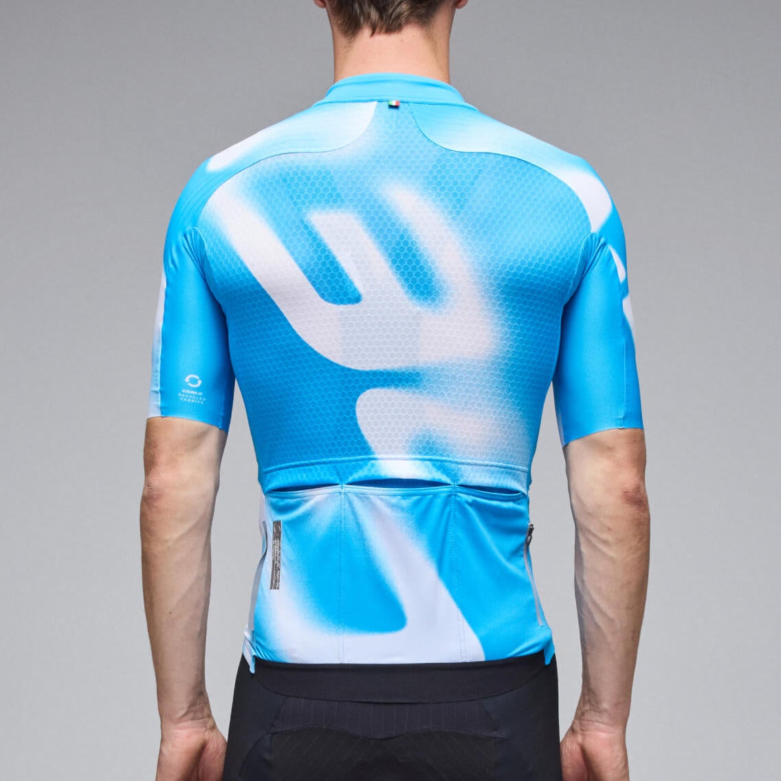 Q36.5 Gregarius Pro Big Logo trikot - Hellblau