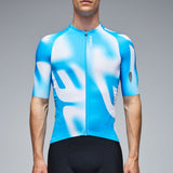 Q36.5 Gregarius Pro Big Logo trikot - Hellblau
