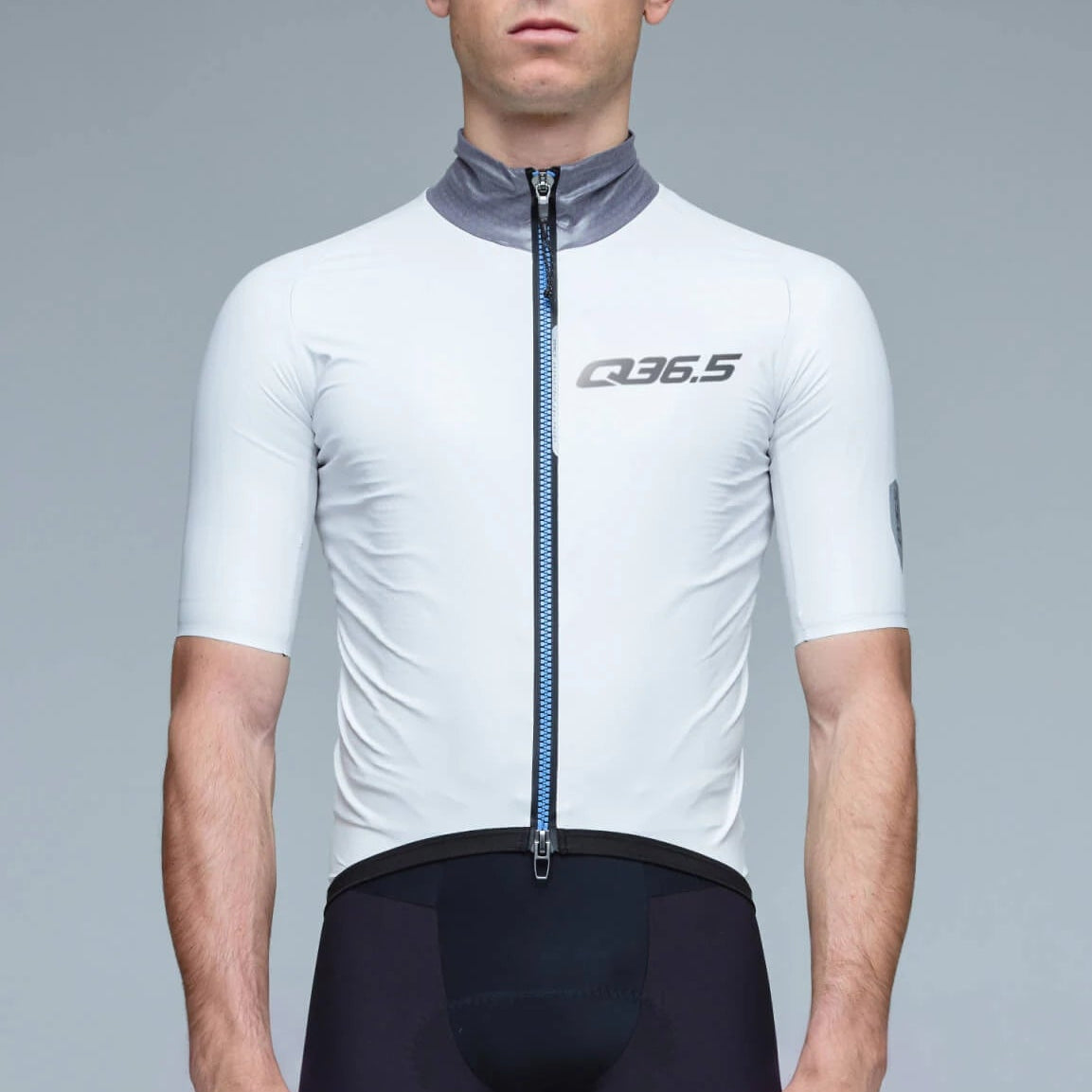 Maillot Q36.5 Rain Shell Aero - Blanco