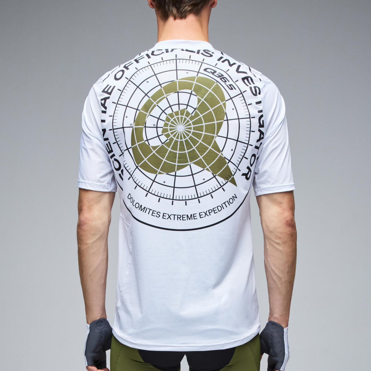 Q36.5 Tech-Shirt Adventure Dolomites Extreme trikot - Weiss