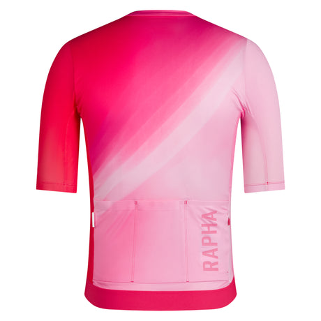 Maillot Rapha Pro Team Training 3 Surface Print - Rosa