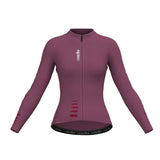 Maillot femme manches longues Rh+ Aries - Bordeaux