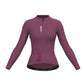 Maillot femme manches longues Rh+ Aries - Bordeaux
