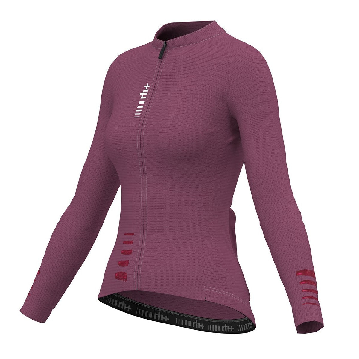 Maillot femme manches longues Rh+ Aries - Bordeaux