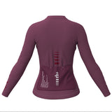 Maillot femme manches longues Rh+ Aries - Bordeaux