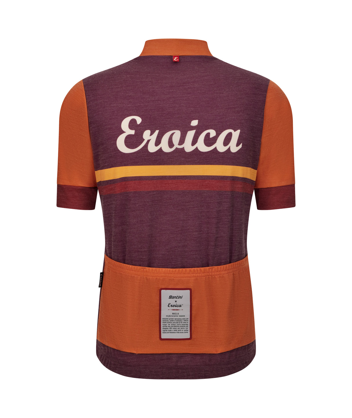 Santini Eroica Iris trikot - Bordeaux