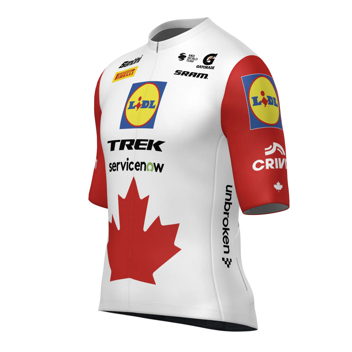 Maillot Santini Lidl Trek 2026 - Champion canadien