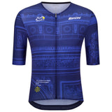 Maglia Santini Tour de France Arc de Triomphe - Blu Santini