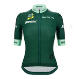 Maillot Santini Verte femme Tour de France 2026 Fan Line