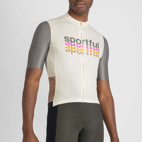 Maillot Sportful Supergiara 2 Logo - Beige