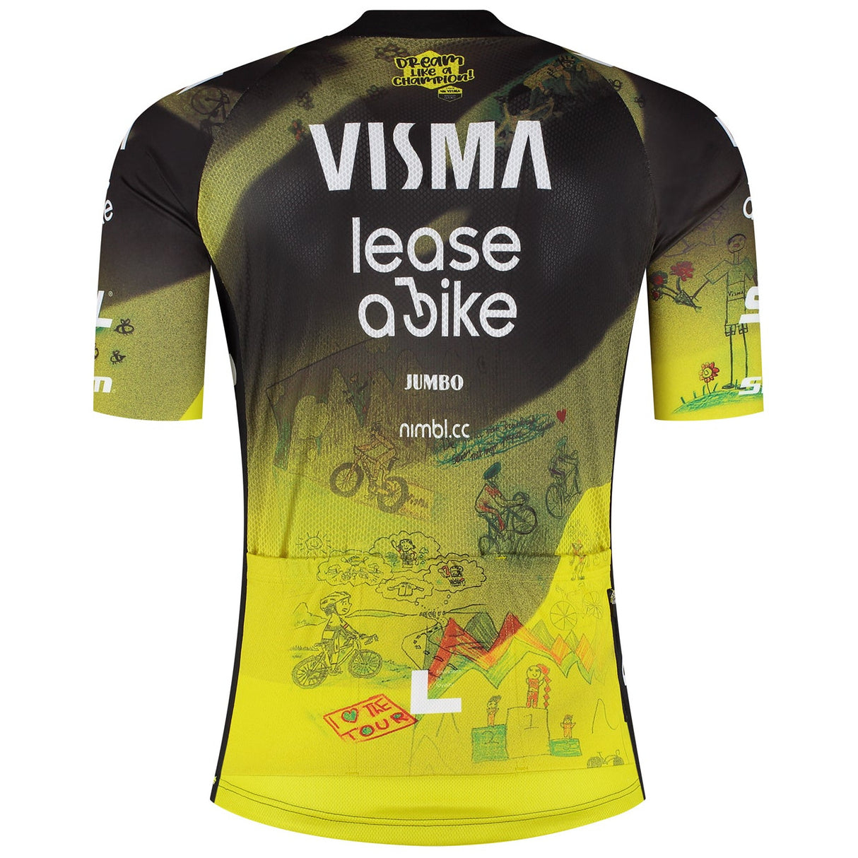 Maillot Team Visma Lease a bike 2026 Dream Like a Champion - Tdff