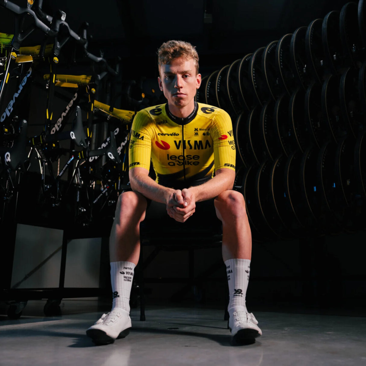 Maglia Team Visma Lease a bike 2026 Premium Yellow B.