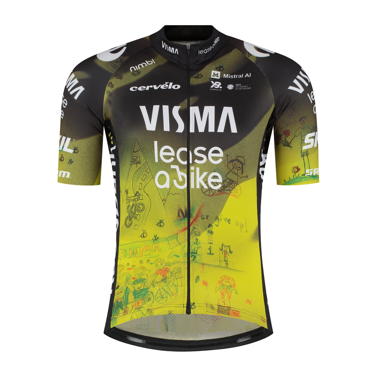 Maglia bambino Team Visma Lease a bike 2026 Dream Like a Champion - Tdff Yellow B.