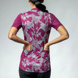 Ale Off Road Gravel Sunrise women jersey - Fuchsia