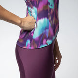 Maillot femme Ale PR-E Jardin 2.0 - Violet
