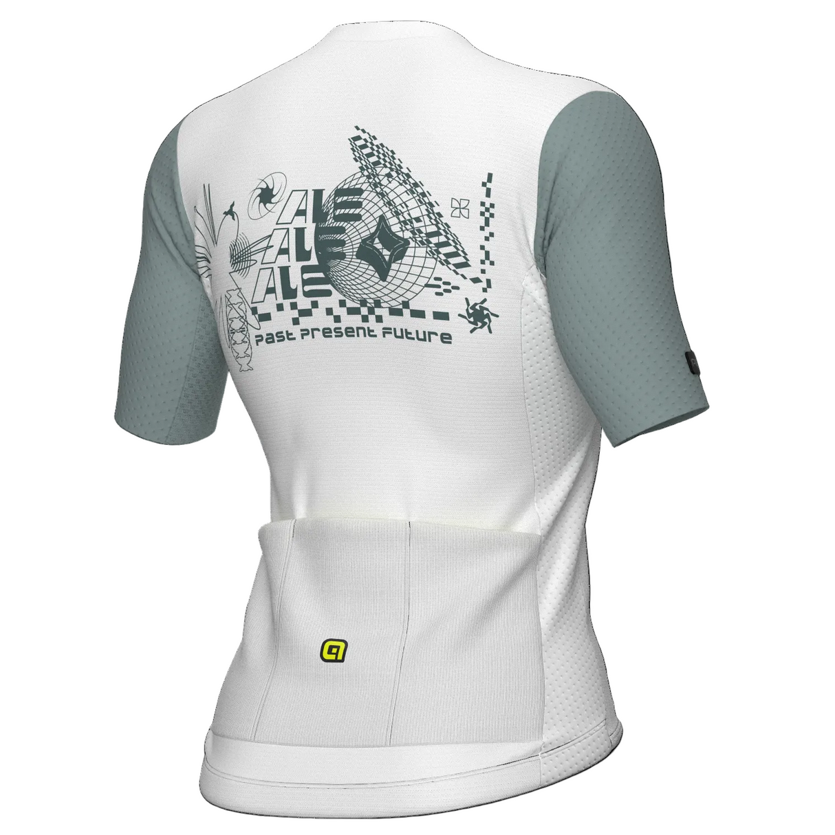Maillot femme Ale PR-E Megabyte 2.0 - Blanc