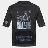 Maglia donna Cafe du Cycliste Eze - Nero Café du Cycliste
