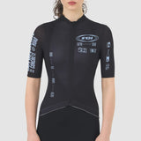Maglia donna Cafe du Cycliste Eze - Nero Café du Cycliste